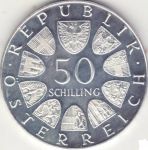 Stříbrná mince 50 Schilling I.