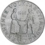 Stříbrná mince 25 Schilling