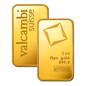 Zlatý slitek Valcambi 1 oz
