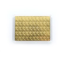 Zlatý slitek Valcambi 50 x 1g Combibar  