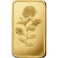 1 g Gold Bar | PAMP Rose
