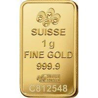1 g Gold Bar | PAMP Rose