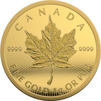 Zlatá mince Maple Leaf 2025 (Maplegram), 25x1 g 