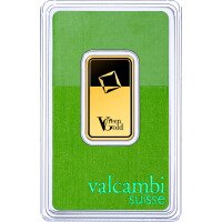 Zlatý slitek Valcambi 20 g - Zelené zlato