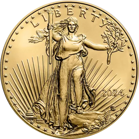 Zlatá mince American Eagle 2026, 1/2 oz