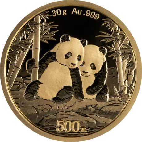 Zlatá mince Panda 30 g - 2026