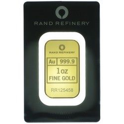 Zlatý slitek Rand Refinery, 1 oz