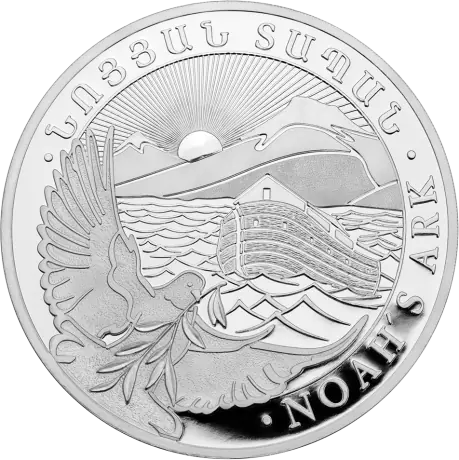 Stříbrná mince Noemova archa 2026, 1/4&nbsp;oz
