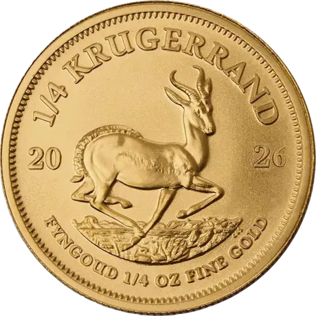 Zlatá mince Krugerrand 2026, 1/4 oz