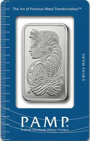 Stříbrný slitek PAMP Fortuna, 1&nbsp;oz