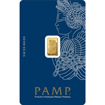 Zlatý slitek PAMP Fortuna, 1 g