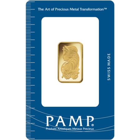 Zlatý slitek PAMP Fortuna, 10 g