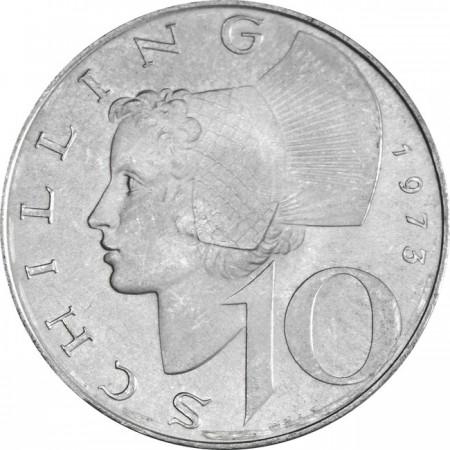 Stříbrná mince 10&nbsp;Schilling